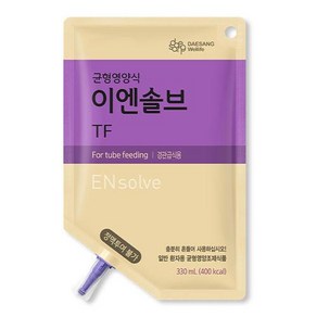 뉴케어 이엔솔브 RTH TF 330ml 경관급식용 환자용 균형영양식품, 20개