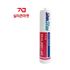 신에츠 SEALANT-AK 실리콘 초산 경화형 투명 어항 수조관 창문, 1개