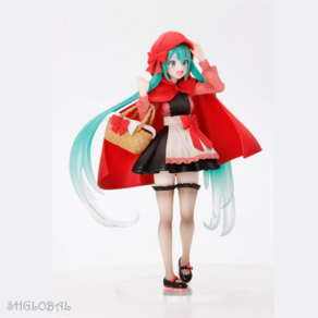 하츠네미쿠 피규어 원더랜드 빨간망토 장식완구 18cm MIKU01, 1개