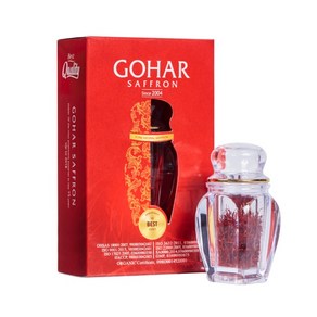 GOHAR SAFFRON 사프란 향신료 샤프론 꽃잎차 1개, 고하사프란 1g(차60잔)