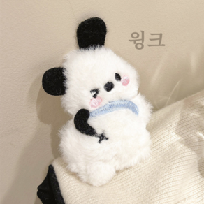 부들부들 멍뭉이 그립톡 2종, 윙크, 1개
