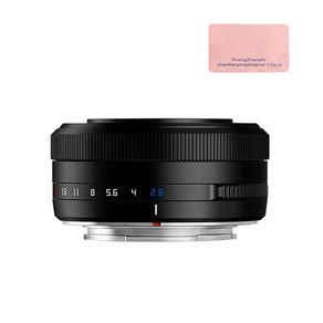 TTatisan APSC AF 27mm F2.8 케메라 렌즈 후지X 호환, 블랙