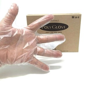 고려양행 폴리글러브 (D/Poly Glove) M/카톤 비멸균 판매단위:박스(2000매), 200개입, 1개