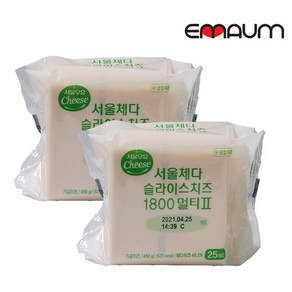 벅스웨이 서울 체다슬라이스치즈 멀티2 900g(아이스박스), 900g, 1개