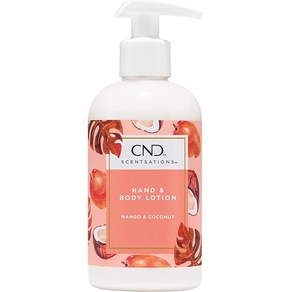 일본직발송 6. CND(시에누디) CND 감각 핸드 바디 로션 망고 코코넛 245ML B000O3IX0M, 1개