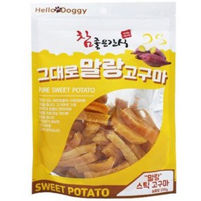 헬로도기 그대로 말랑 스틱고구마 스틱, 고구마맛, 250g, 3개