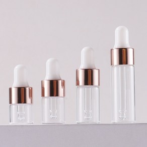 모든유통 미니 투명 샘플 스포이드 향수 공병 아로마 유리 용기 1ml 2ml 3ml 5ml