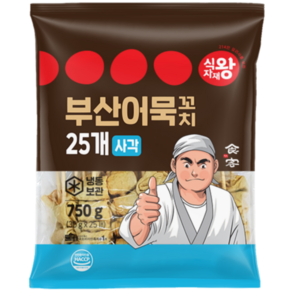 식자재왕 꼬치어묵 사각 750g, 6개