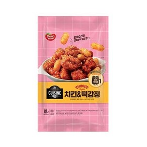 동원 퀴진 인싸이드 치킨앤떡강정 500g 1개