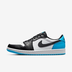 나이키 조던 정품 1 레트로 로우 OG 블랙 앤 다크 파우더 블루 Jordan 1 Retro Low OG Black and Dark Powder Blue