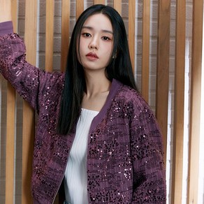 [최초가 79 900원]셀렙샵 에디션 25SS 스팽글 봄버 점퍼