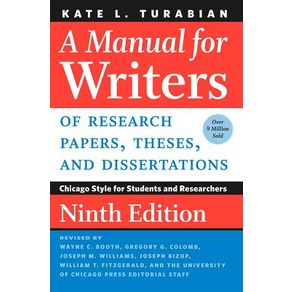 A Manual for Writers of Research Papers Theses and Dissertations