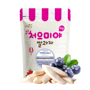 쌀과자마을 처으미야 떡뻥 쌀과자(10+3 엄마과자포함), 떡뻥블루베리, 40g, 1개