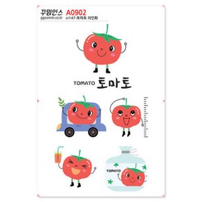 아트박스/꾸밈인스 A0902-꾸밈인스스티커_토마토의인화