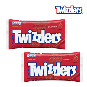 [1+1] [Twizzlers] 미국 트위즐러 스트로베리 453g 2개 젤리 스트로우 트위스트 Twizzlers Twists Licorice Style Candy