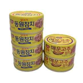 동원 살코기참치 100g x 4p + 매운고추참치 100g x 2p