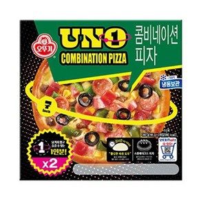 오뚜기 식사 대용 파스타 치킨 콤비네이션 피자 UNO 간편식 아이 간식 야식 390G 2개, 780g, 2세트