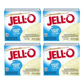 Jello Cheesecake Pack of 4 젤로 치즈케이크 4개 팩, 28g