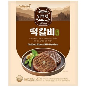 삼양 임꺽정 떡갈비 1200g, 1.2kg, 4개