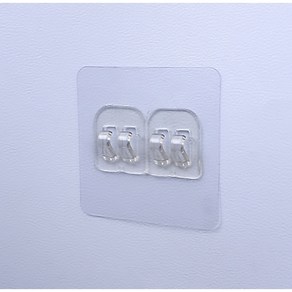 하니 다용도 강력 접착식 걸이형 후크 중 2P, 1개