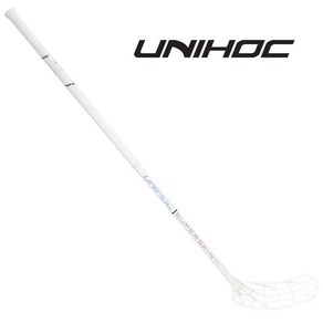 경기용 플로어볼 스틱 UNIHOC UNILITE SUPERSKIN SLIM 29 white/ed 96cm, 왼손잡이-Right방향 96cm, 1개