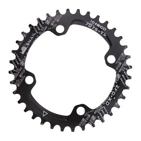 자전거 크랭크암 체인휠 snail chainring 104bcd road mtb 산악 자전거 싱글 라운드 좁은 와이드 체인 링 chainwheel 32t 34t 36t 38t