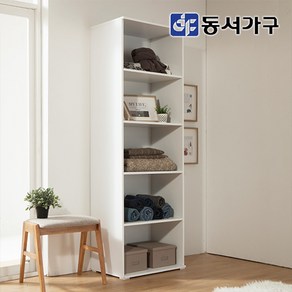 동서가구 퓨어 드레스룸 선반장 DF636449, 화이트