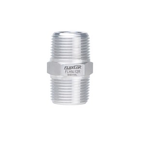 파이프 피팅 (Pipe Fitting) - Hex Nipple (HNR) 3/4 NPT-3/4 PT, 1개