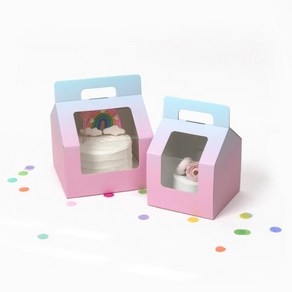 하우스 러브미 투명케이크상자 (x 5개), 1개, 1호