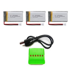 SYMA X5 X5C X5SW 드론배터리 드론부품, 1개, 81.(X5C) 1200mah3개+6in1충전