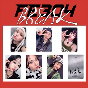 엔믹스 NMIXX 굿즈 Fe3O4: BREAK 포카 엽서로모 3인치 포토카드 6장