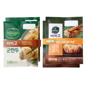 비비고 군만두 450g x2개+납작교자만두 315g x2개