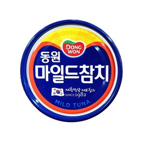 동원 업소용 찌개 용 식자재 대용량 참치 캔 크래커 통조림 마일드 참치 200g