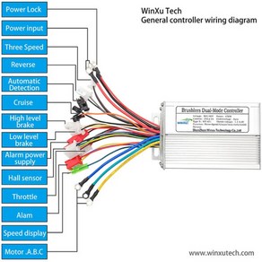 전기자전거 컨트롤러 48v 60v 64v 450w 25a ebike Bushlees 전자 자전거 전기 자전거 스쿠터 공장 도매에 대한 듀얼 모드 드라이브 속도 컨트롤러, 48v 60v 450w 25a