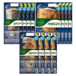 CJ 비비고 생선구이 (냉동) 혼합 12개 (고등어+삼치+가자미 각 4개), 1세트, 760g