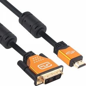 NM-HD01GZ HDMI to DVI Gold Metal 케이블 1m