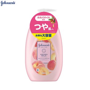 존슨 바디케어 로션 아로마 밀크 바디 로션 피치 살구향 단품 500mL, 4개