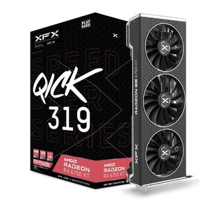 그래픽 카드 12GB GDDR6 HDMI 3xDP AMD RDNA 2 RX 675XYJFDP가 포함된 XFX 스피드스터 QICK319 라데온 6750XT 코어 게이밍 그래픽 카드, RX 6500 XT