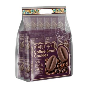 커피빈 쿠키 600g 대용량쿠키 개별포장과자 사무실간식 커피쿠키, 20g, 30개