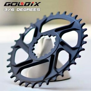 자전거 크랭크 GOLDIX MTB 체인링 좁은 넓은 산악 체인휠 SRAM XX1 X9 XO X01 gx Eagle NX용 30T 32T 34T 36T 38T, 0 degee 34T