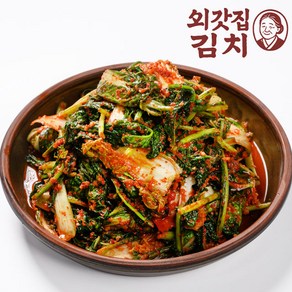 [외갓집] 직접 담근 전라도 열무 얼갈이 김치 100% 국내산 시원하고 아삭한 여름 전용 김치, 3kg, 1개