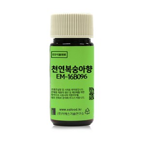 ES 식품원료 천연복숭아향 EM-16B096 Naual Peach Flavo[1308], 1개, 20g