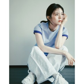 [지오다노]2001아울렛05325518 NEW [한소희] 여자 베이직 반팔 티셔츠