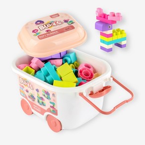 토이토 말랑이 소프트 블록 100pcs 세트 실리콘 블럭 대용량