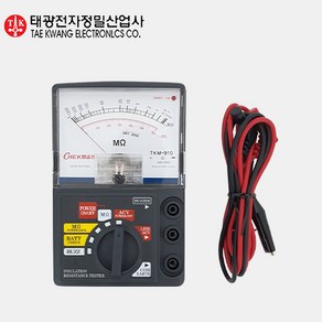 첵맨 아날로그 절연저항계 TKM-910, 1개