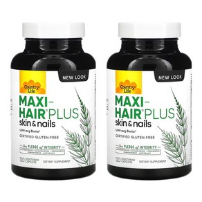 컨츄리 라이프 Maxi-Hair Plus 5 000 mcg 120 Vegetarian Capsules