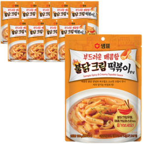 샘표 부드러운 달콤함 불닭크림 떡볶이양념, 120g, 90개