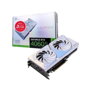 [Coloful] COLORFUL iGame 지포스 RTX 4060 Ti ULTRA DUO OC D6 8GB White 피씨디렉트