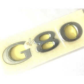 MOBIS 현대모비스 현대순정부품 제네시스 [G80] 크롬 엠블럼, 1개