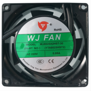 80mm 쿨링팬(냉각팬) / WJFAN / AC FAN / 모델명 WJ8025A2HST-30 / 80X80X25T / 230V, 1개